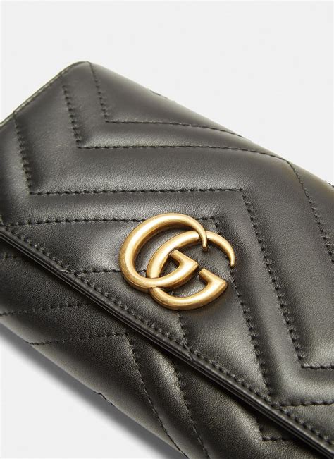 black gucci wallets|official black gucci wallet new.